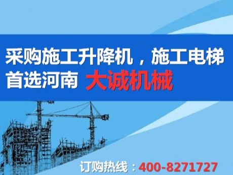 雙籠施工升降機，工地物料機價格多少？